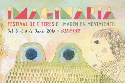 Cartel del Festival de Títeres Imaginaria de Binéfar