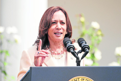 La vicepresidenta de EEUU, Kamala Harris, en una foto de archivo.