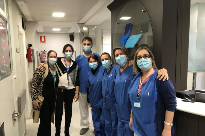 Vacunació als professionals de la clínica NovAliança Lleida.