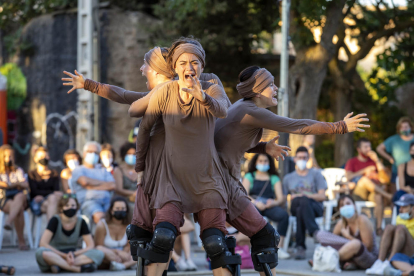 Laura Murphy Dance ahir a la Ciutat Trepat amb l’espectacle ‘Abacus’.