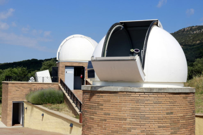 Plano general del telescopio con el cual se ha observado el eclipse solar parcial al Parque Astronómico