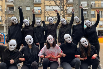 Protesta el setembre passat a la plaça Ricard Viñes de Lleida en el marc del Dia d’Acció Global per un Avortament Lliure i Segur.