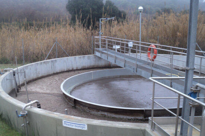 El reactor biològic d'una depuradora, en una imatge d'arxiu.