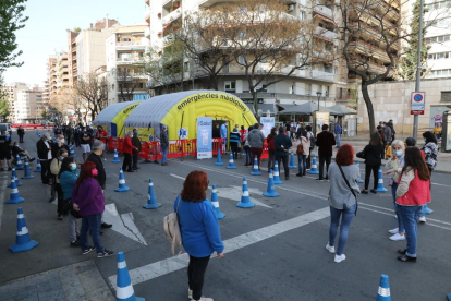 Durant la Setmana Santa, Salut va fer un cribratge a la ciutat de Lleida davant l’augment de casos.