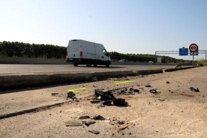 El accidente de moto mortal se produjo la noche del jueves en el km 326,9 de la C-31, en Palamós. 