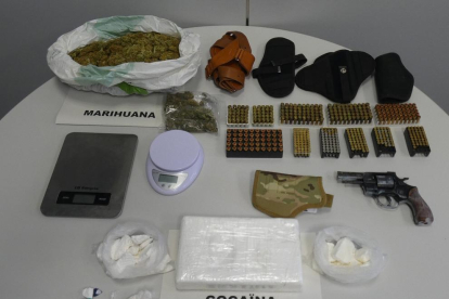 Imagen de la droga que hallaron a un vecino de Lleida que será juzgado el próximo jueves. 