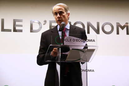 Javier Faus, president del Cercle d’Economia, ahir.