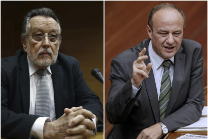 El ya exsubdelegado Rafael Rubio y el exvicealcalde Alfonso Grau.