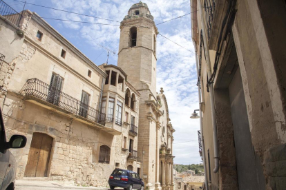 Imatge del centre històric de Maldà, on hi ha 57 cases buides.