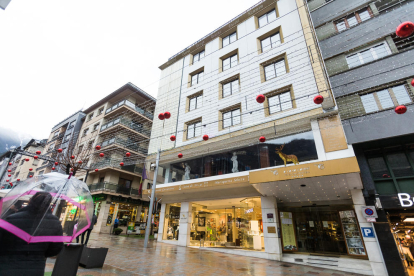 El Hotel Casa Canut de Andorra, que ha sido adquirido por Messi. 