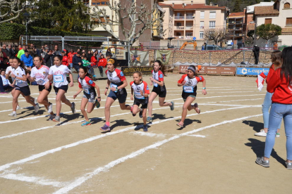 La Olimpiada escolar Flamicell de La Pobla, en  marzo pasado.