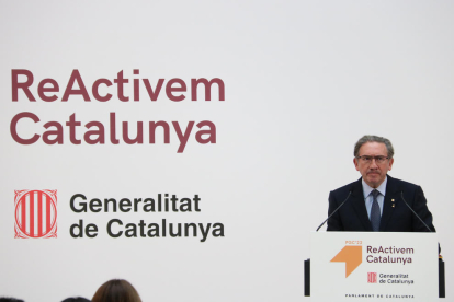 El conseller Giró defiende las cuentas de 2022 como los presupuestos que Catalunya necesita.