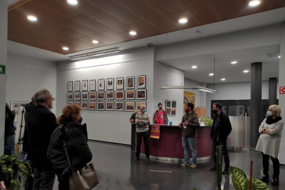 Inauguració de la mostra a la sala La Cuina del centre cultural.