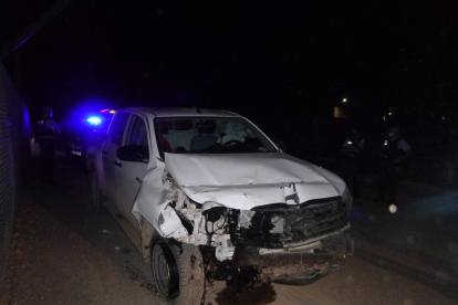 Estat que presentava el vehicle del conductor arrestat quan va ser interceptat pels Mossos.