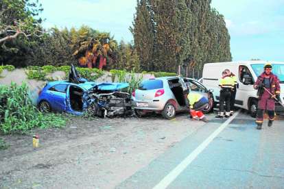El accidente se produjo en El Poal en la carretera de El Palau d’Anglesola en mayo de 2016. 