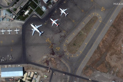 Imagen del aeropuerto internacional de Kabul.