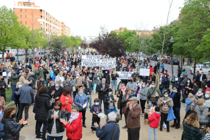 Imagen de archivo de una protesta contra el albergue.