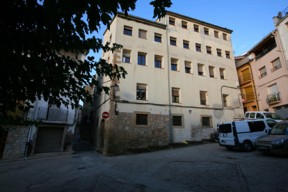 La escuela municipal de Música de Ponts, en la plaza Portal Nou. 