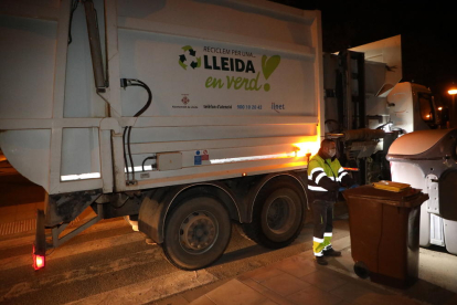 Imatge de la recollida de residus a la ciutat.