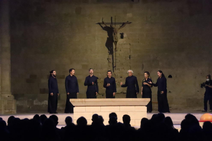 El grupo vocal Muom, en el festival el año pasado en la Seu Vella.