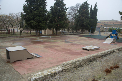 Imatge del nou skate park.
