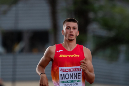 Arnau Monné, en una convocatòria internacional anterior.