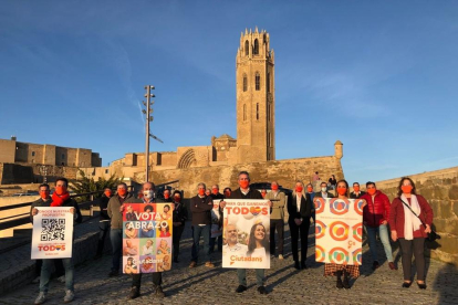 Ramon Tremosa encabezó el acto de inicio de campaña de Junts.