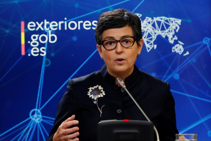La ministra de Asuntos Exteriores, Unión Europea y Cooperación, Arancha González Lay