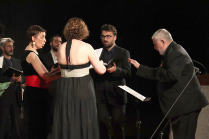 El grup Ensemble Brudieu en l’acte inaugural del FeMAP a la Seu d’Urgell.