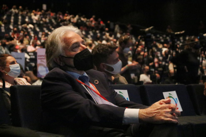 El presidente de Fomento de Trabajo, Josep Sánchez Llibre, en la 12.ª edición del congreso de CCOO
