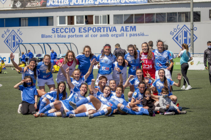 El AEM disputó la fase de ascenso a la máxima categoría, mientras  el Lleida Esportiu descendía al cuarto escalón estatal.