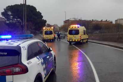Atropellat un menor a l'avinguda Garrigues de Lleida
