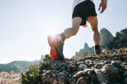 Imagen de una carrera de montaña.