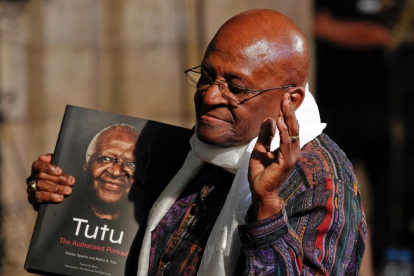 L’arquebisbe sud-africà Desmond Tutu, que va morir ahir als 90 anys, en una imatge d’arxiu.