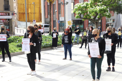 Imagen de archivo de una protesta del sector  en Lleida. 