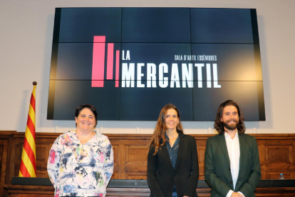 Una vista interior de La Mercantil, amb les butaques a punt per a l’estrena aquest cap de setmana.