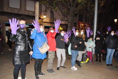 Agramunt. Reivindicación ayer de los alumnos del INS Ribera del Sió. 