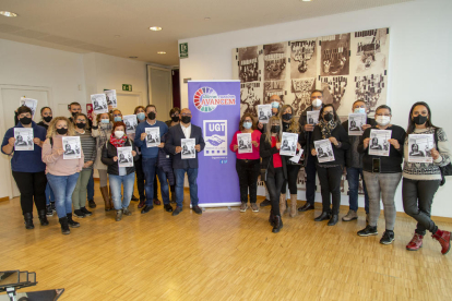 Agramunt. Reivindicación ayer de los alumnos del INS Ribera del Sió. 