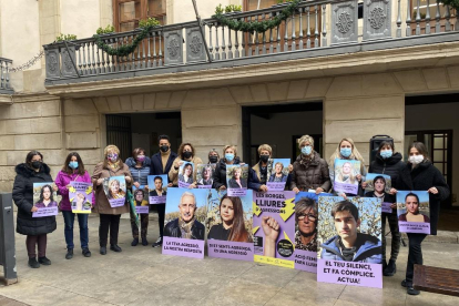 Agramunt. Reivindicación ayer de los alumnos del INS Ribera del Sió. 