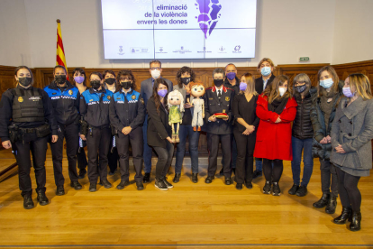 Agramunt. Reivindicación ayer de los alumnos del INS Ribera del Sió. 