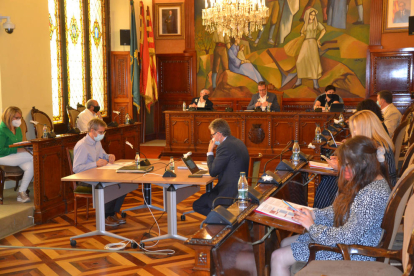 Plan abierto del Pleno de la Diputación de Lérida del 27 de mayo del 2021