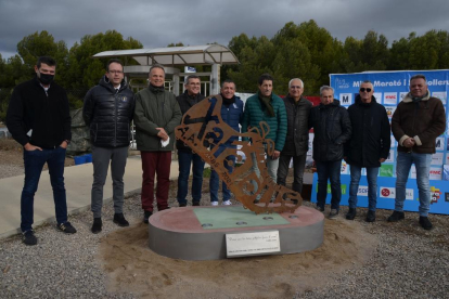 La sabatilla, símbol del Xafatolls, ja llueix a la pista de Mollerussa