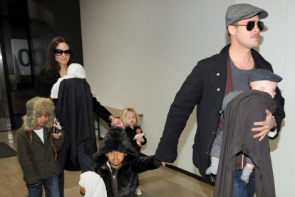 Brad Pitt aconsegueix la custòdia compartida dels seus fills amb Angelina Jolie