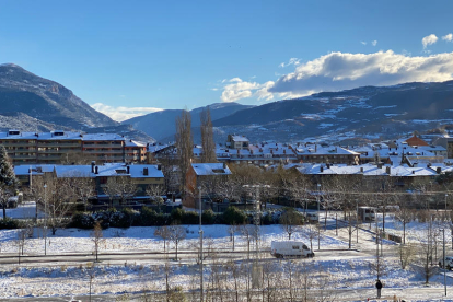 El temporal deja hasta 50 centímetros de nieve en el Pirineo