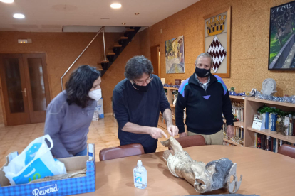 La Generalitat recuperará el Cristo barroco del ayuntamiento de Sanaüja