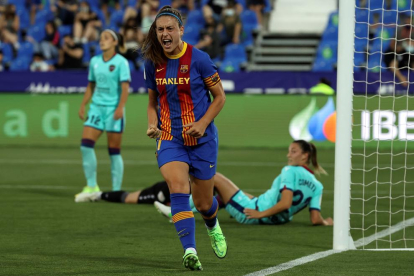 Alexia Putellas anotó dos de los cuatro goles azulgranas y uno de ellos fue la sentencia del 4-2.