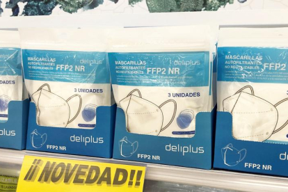 Mercadona inicia la venta de mascarillas FFP2 en sus supermercados