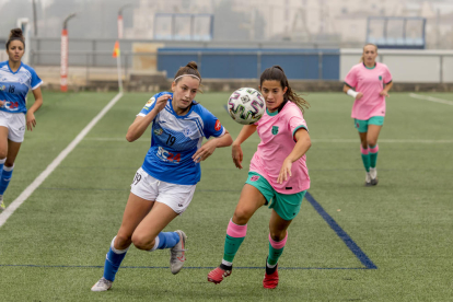 Andrea Gómez, en un dels partits que ha disputat aquesta temporada amb l’AEM.