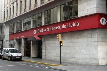 Imagen de archivo de la sede de la Cámara de Comercio de Lleida.