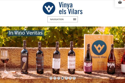Nova web de la Vinya els Vilars d'Arbeca, ara amb venda online